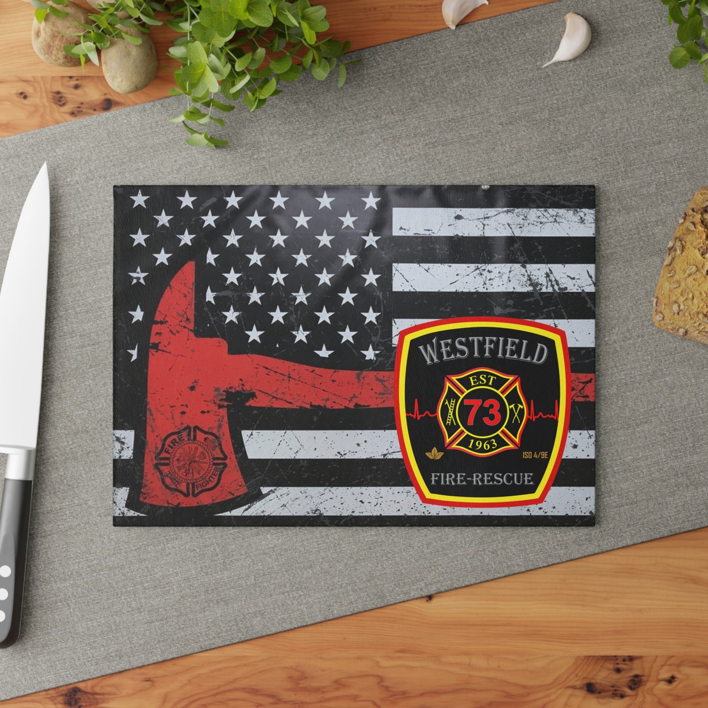 WVFD Glass Cutting Board