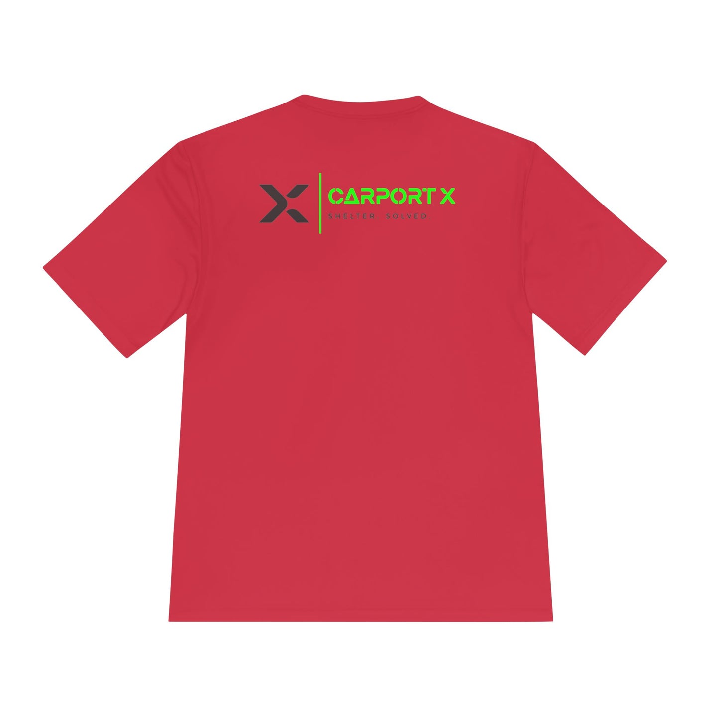 CarportX Unisex Moisture Wicking Tee for Active Lifestyles, Perfect for Gym, Sports, Outdoor Activities, Customizable Design, Gift for Athletes