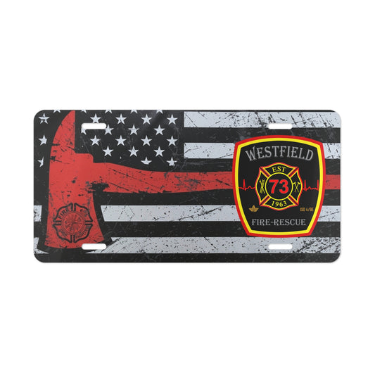 WVFD Flag Vanity Plate