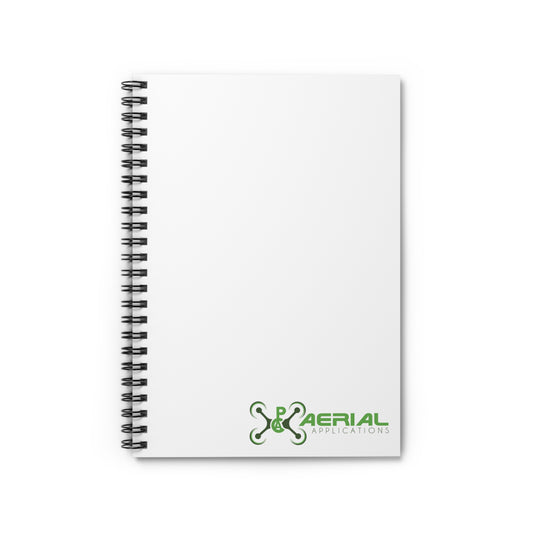 PAC Aerial Stylish Spiral Notebook, Personal Journal, Office Supplies, Gift for Agents, Custom Cover Design