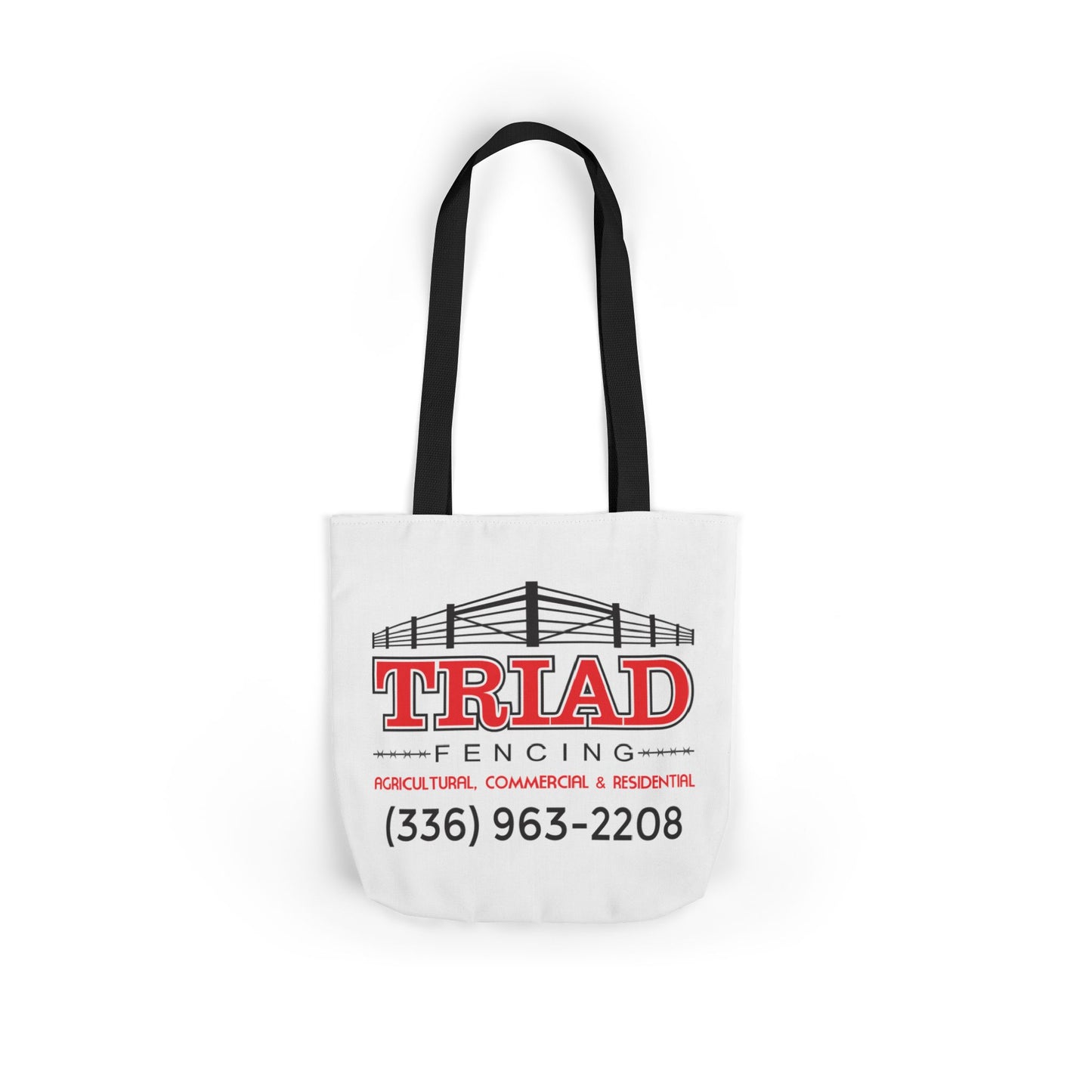 Triad Fencing Stylish Canvas Tote Bag with 5-Color Straps - Ideal for Everyday Use, Beach Trips, and Shopping