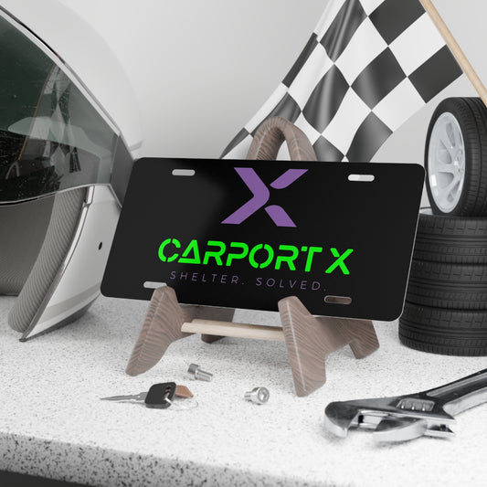 CarportX Vanity Plate
