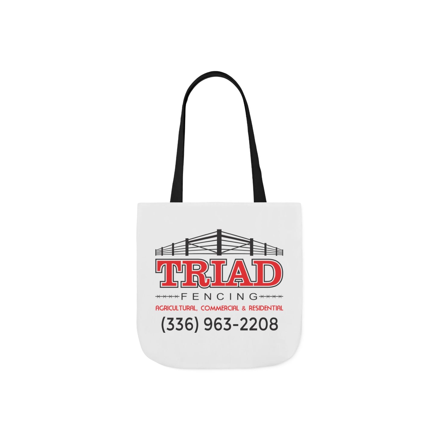 Triad Fencing Stylish Canvas Tote Bag with 5-Color Straps - Ideal for Everyday Use, Beach Trips, and Shopping