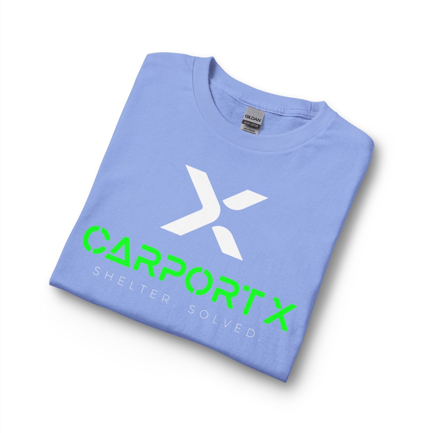 CarportX Logo Long Sleeve T-Shirt — 'CarportX Shelter Solved' Graphic Tee