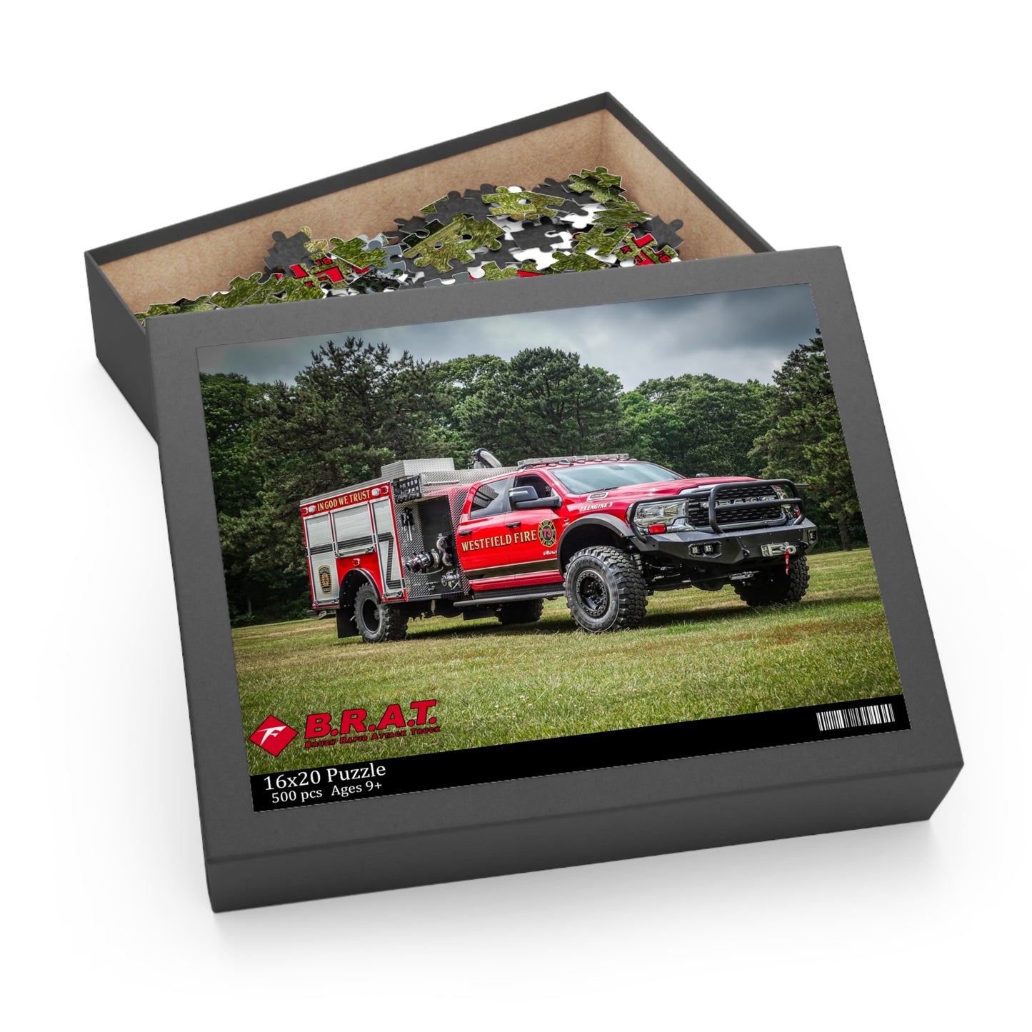 WVFD 73 Engine 3 Puzzle - 500-Piece for Firefighters and Enthusiasts