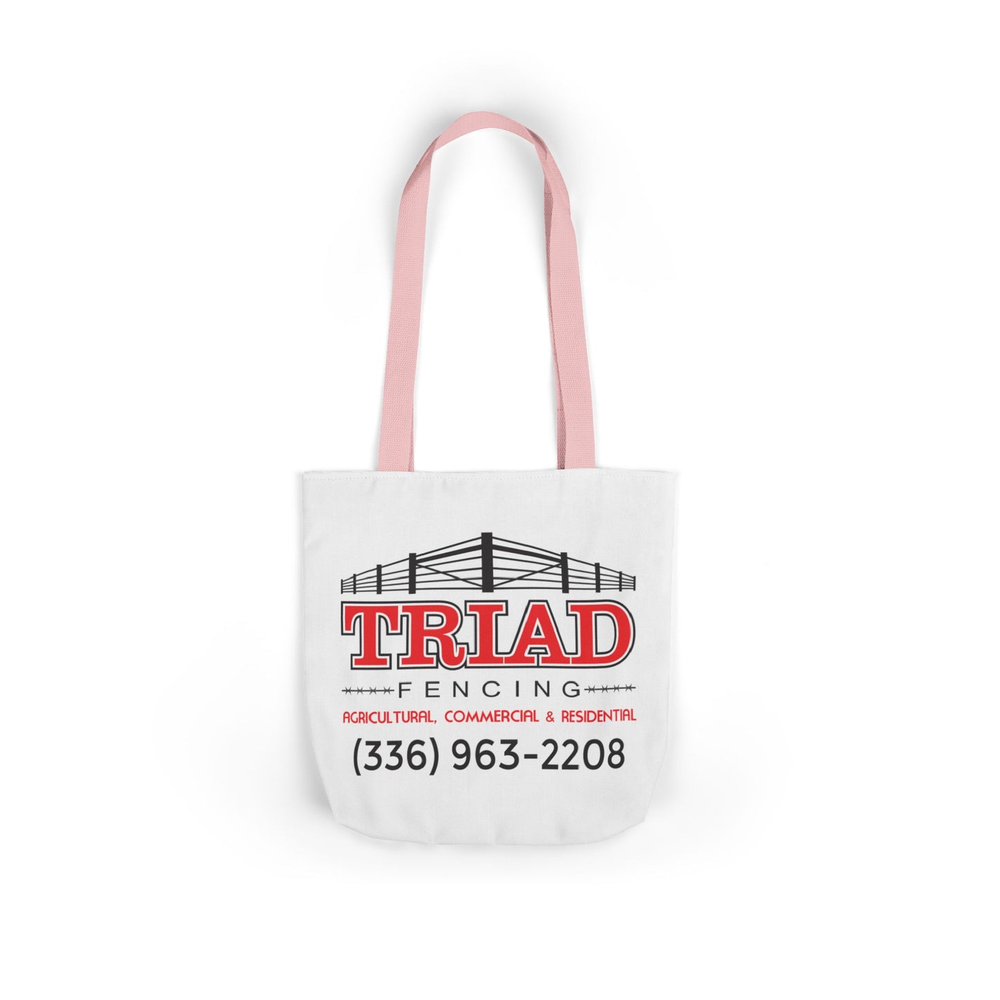 Triad Fencing Stylish Canvas Tote Bag with 5-Color Straps - Ideal for Everyday Use, Beach Trips, and Shopping