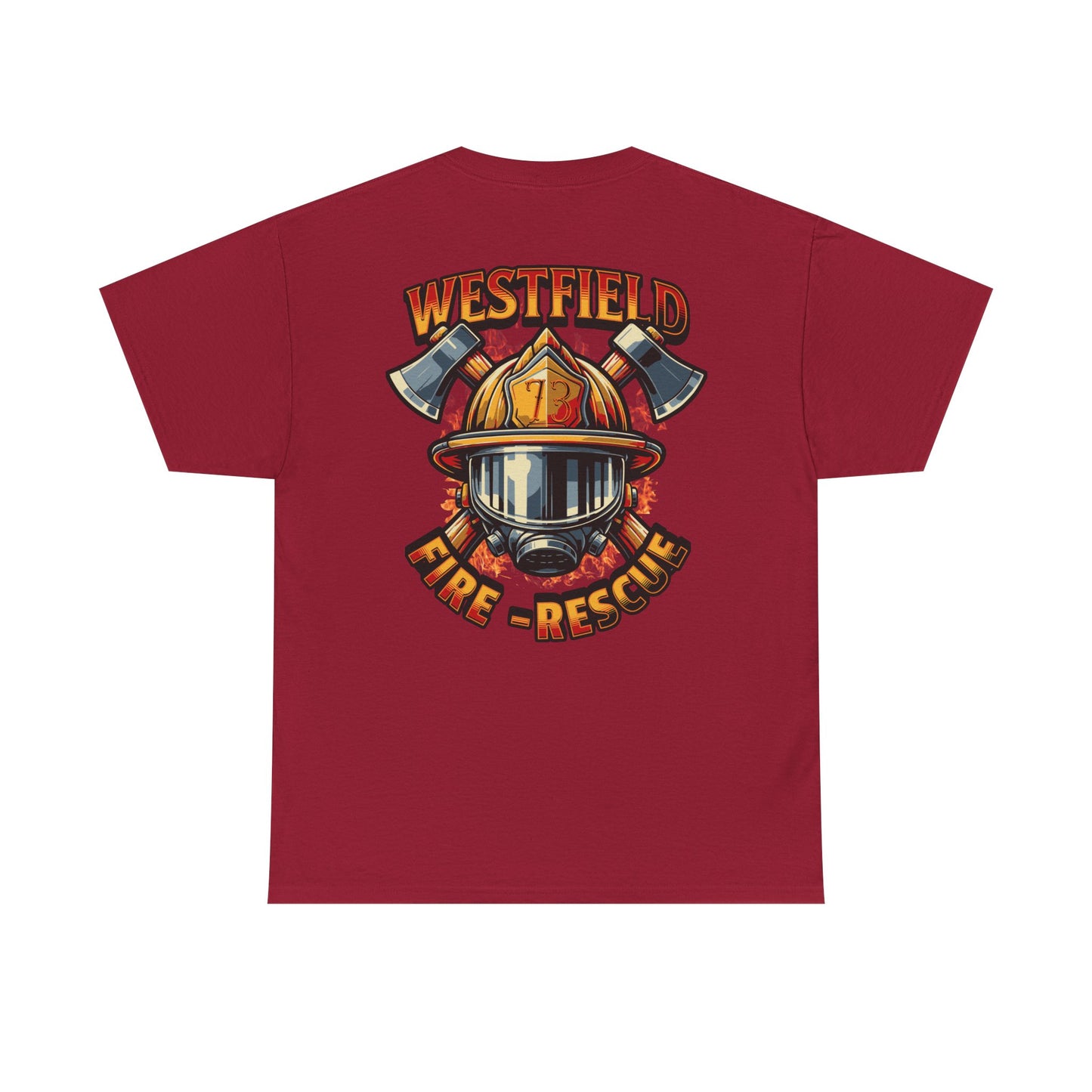 WVFD Firefighter - FR Tee – Unisex Heavy Cotton Shirt with Brave Design