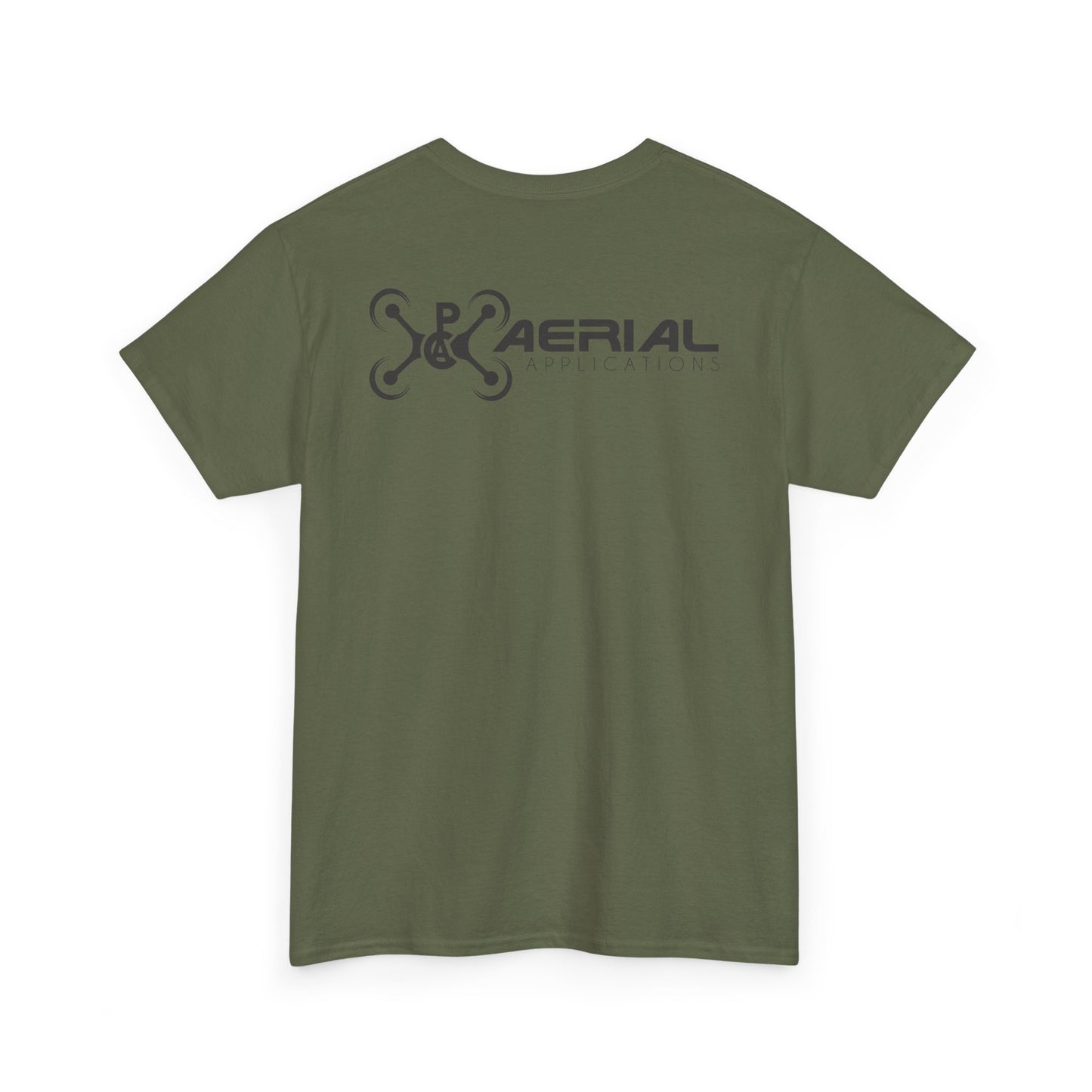 PAC Aerial Black Logo Unisex Heavy Cotton Tee