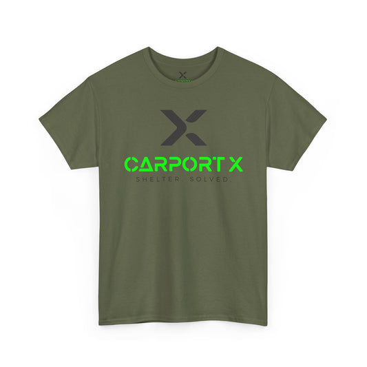 CarportX Black Logo Unisex Heavy Cotton Tee